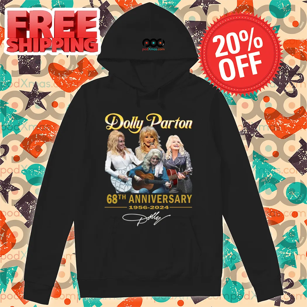 Dolly Parton 68th Anniversary 1956 2024 Signature Shirt