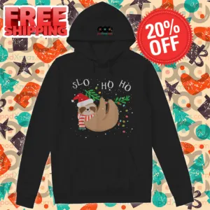 Sloth Slo Ho Ho Christmas 2024 Shirt