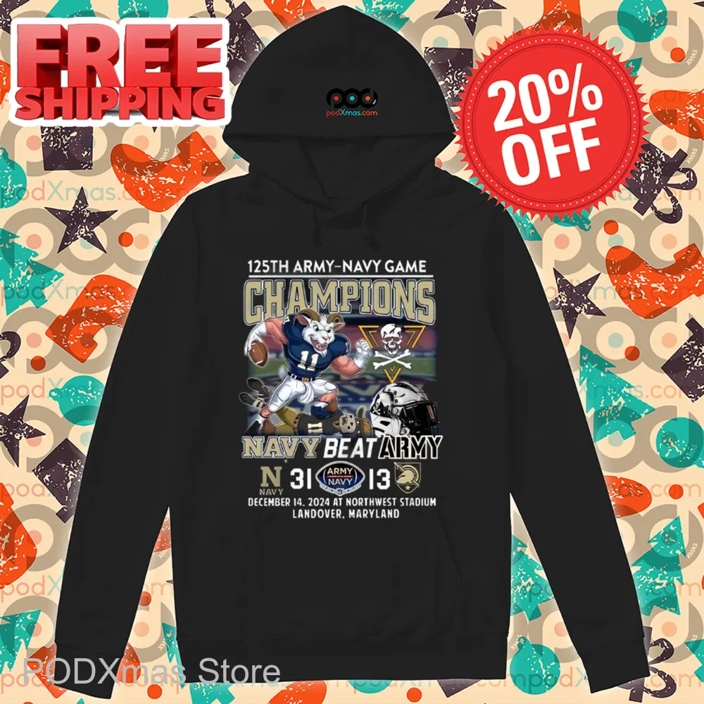 125th Army-Navy Game Champions Navy Beat Army 2024 Shirt