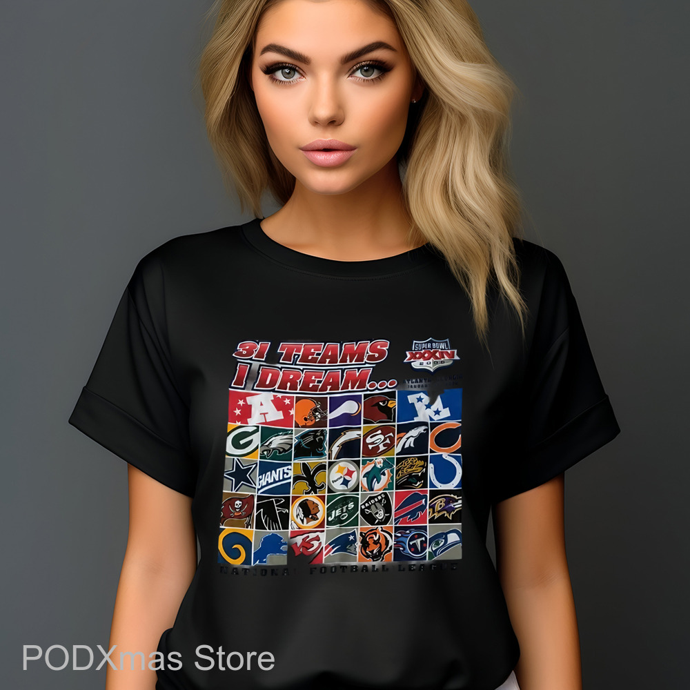 31 Teams 1 Dream National Football League 2024 Shirt