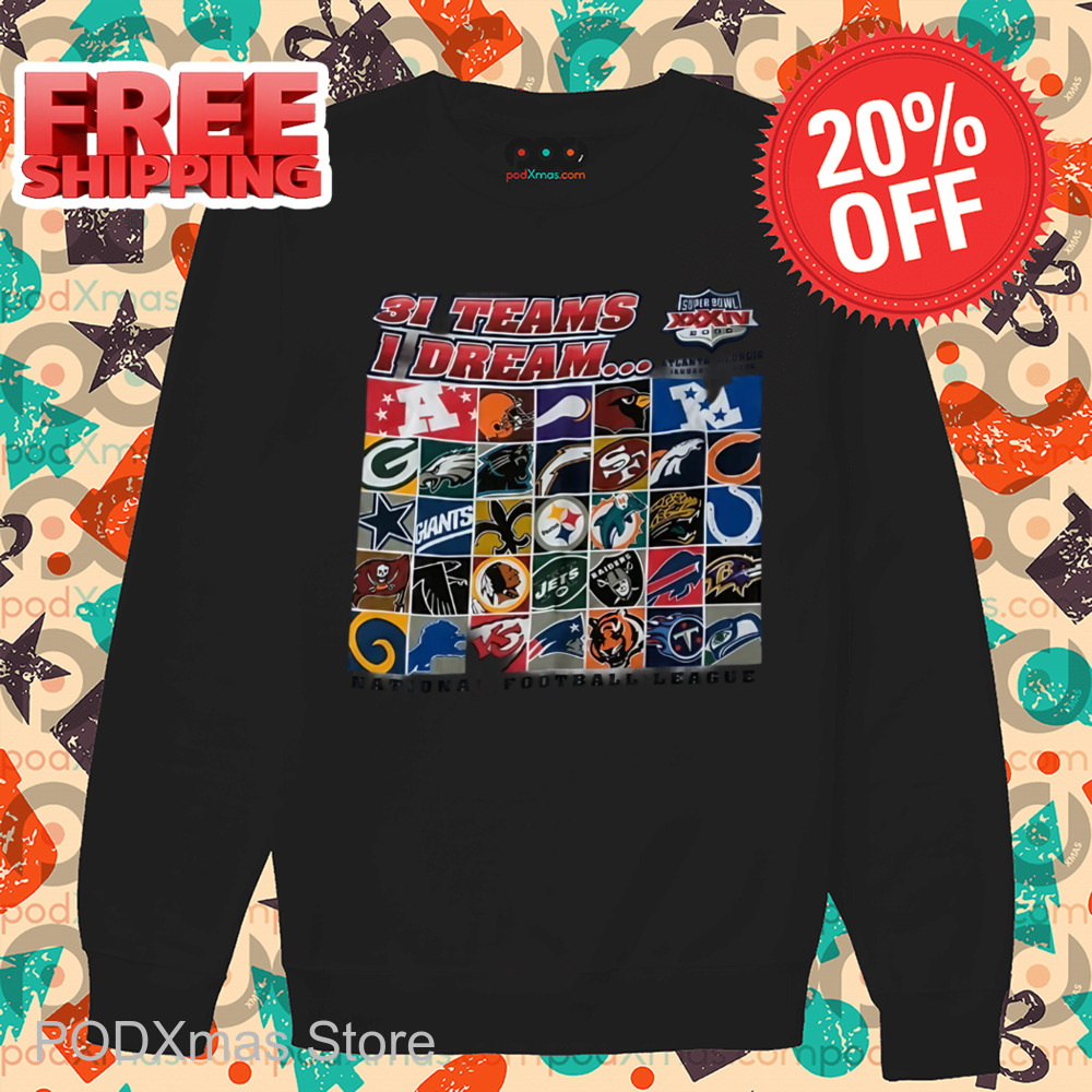 31 Teams 1 Dream National Football League 2024 Shirt