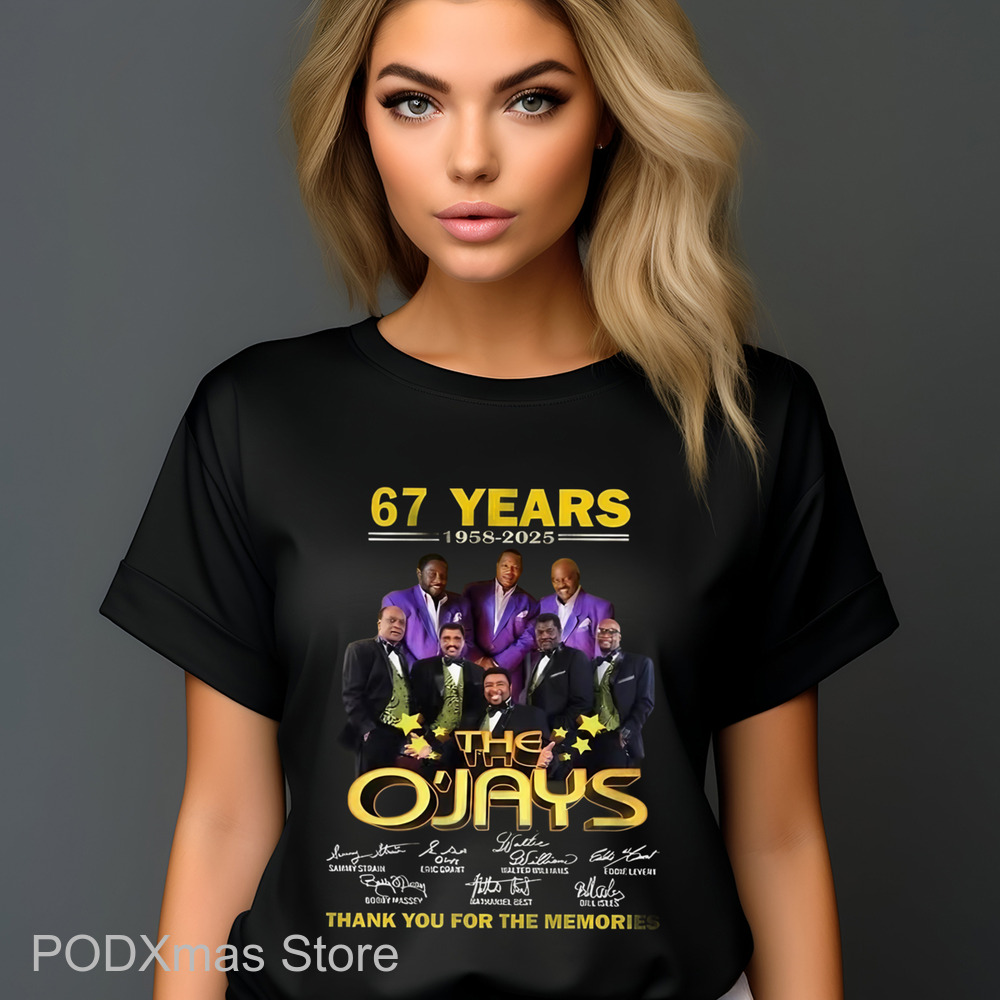 67 Years The O'Jays Thank You For The Memories Signature 2024 Shirt