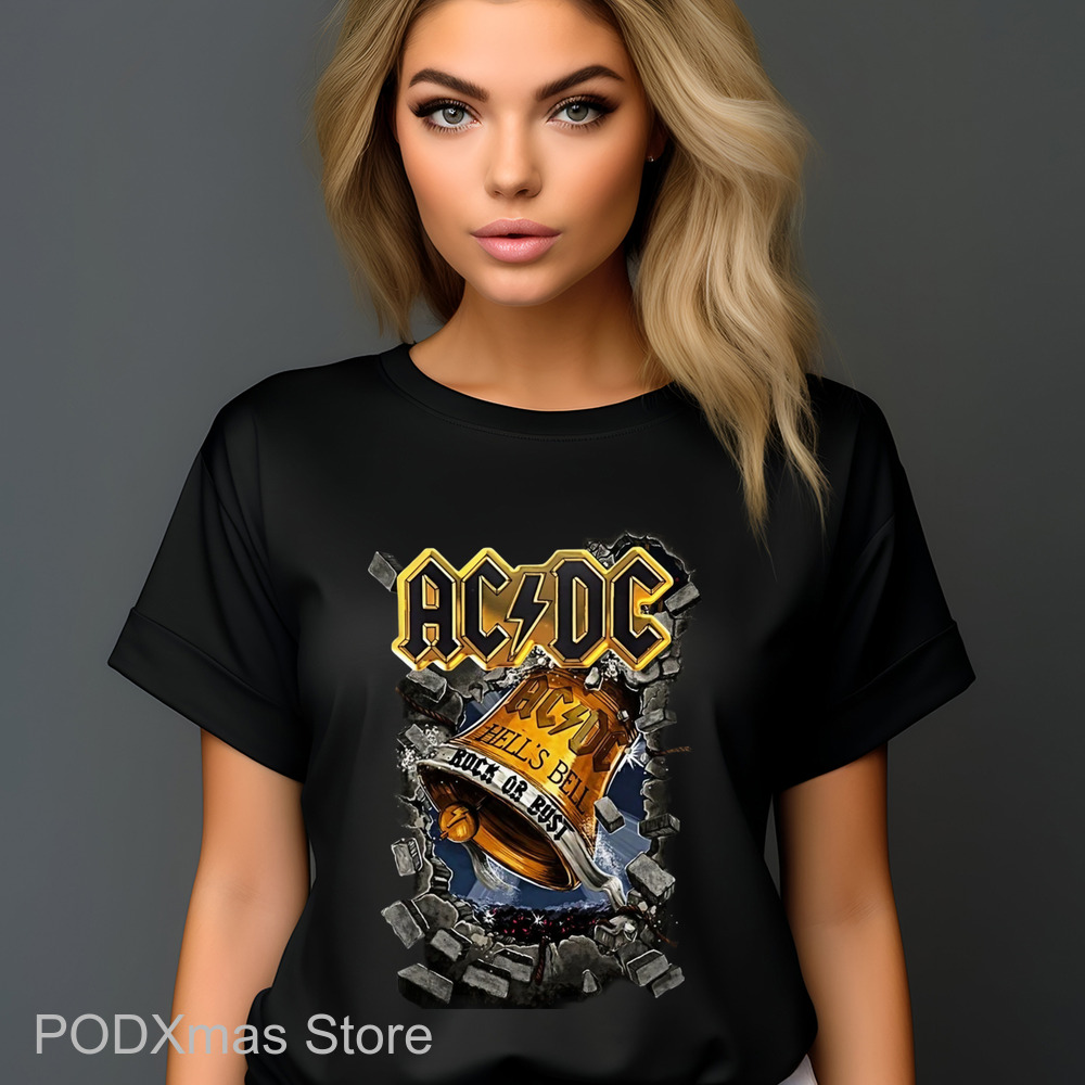 AC DC Hell's Bell Rock Or Bust Vintage 2024 Shirt
