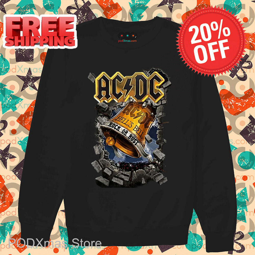 AC DC Hell's Bell Rock Or Bust Vintage 2024 Shirt