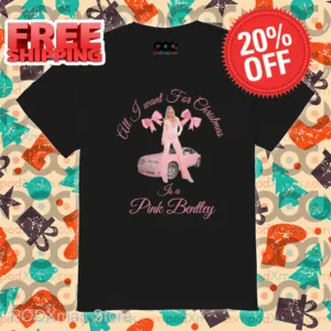 All I Want For Christmas Is A Pink Bentley Shirt-enhance-faceai