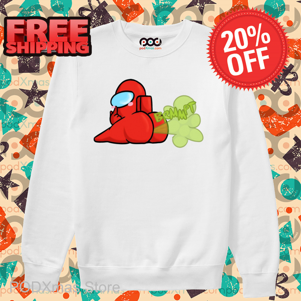 Among Us Red Oops I'm Farted Shirt
