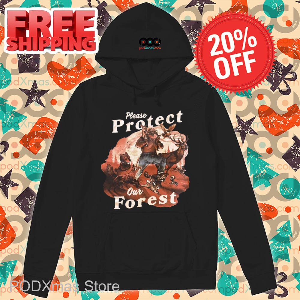 Animals Wild Please Protect Our Forest Vintage Shirt
