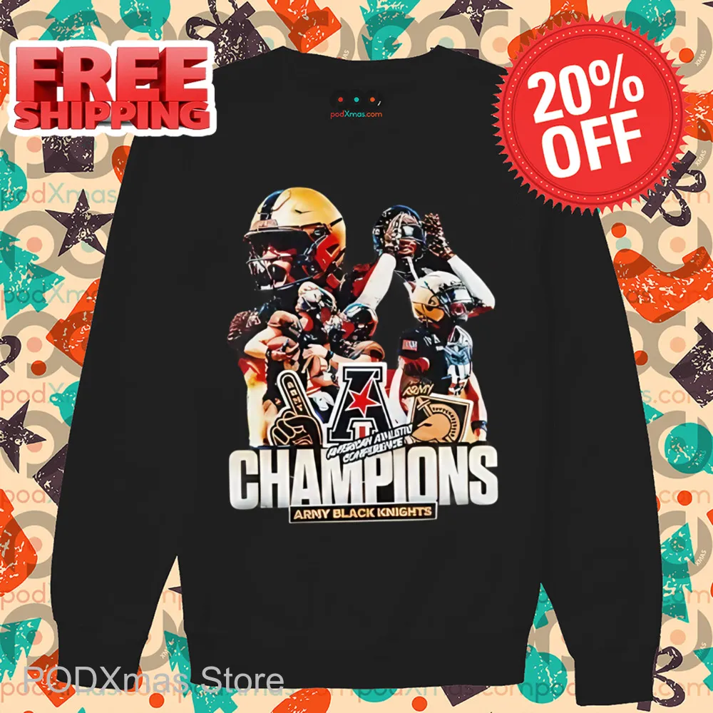 Army Black Knights 2024 AAC American Athletic Conference Champions Shirt