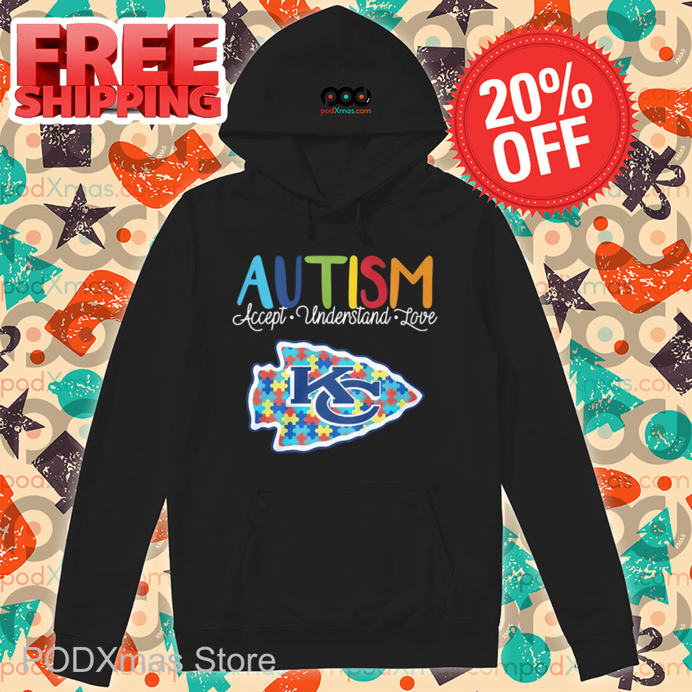 Autism Accept Understand Love Kansas City Chiefs Shirt