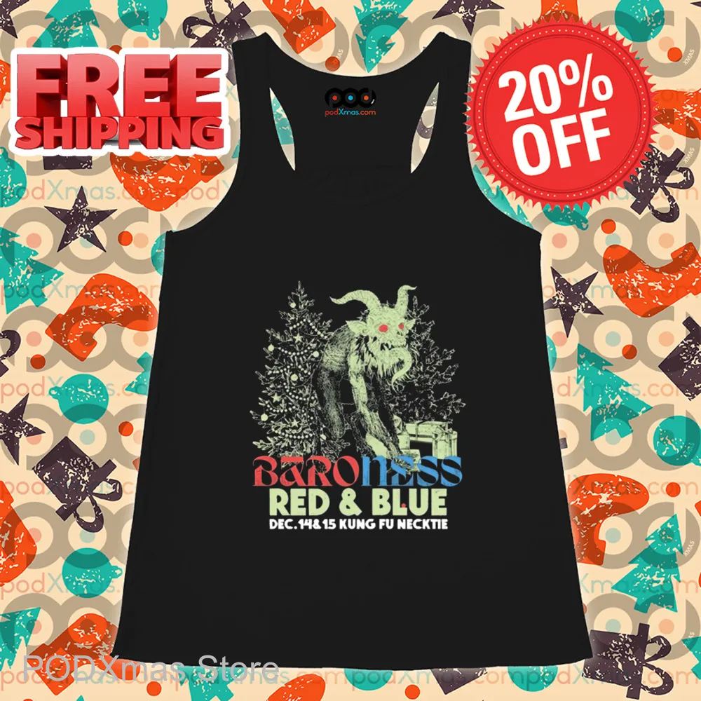 Baroness Red And Blue Kung Fu Necktie Shirt