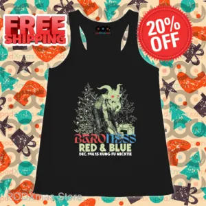 Baroness Red And Blue Kung Fu Necktie Shirt