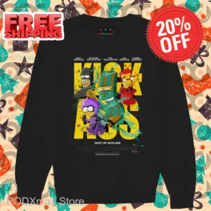 Bart Kick Ass Shut Up Kick Ass The Simpsons Shirt