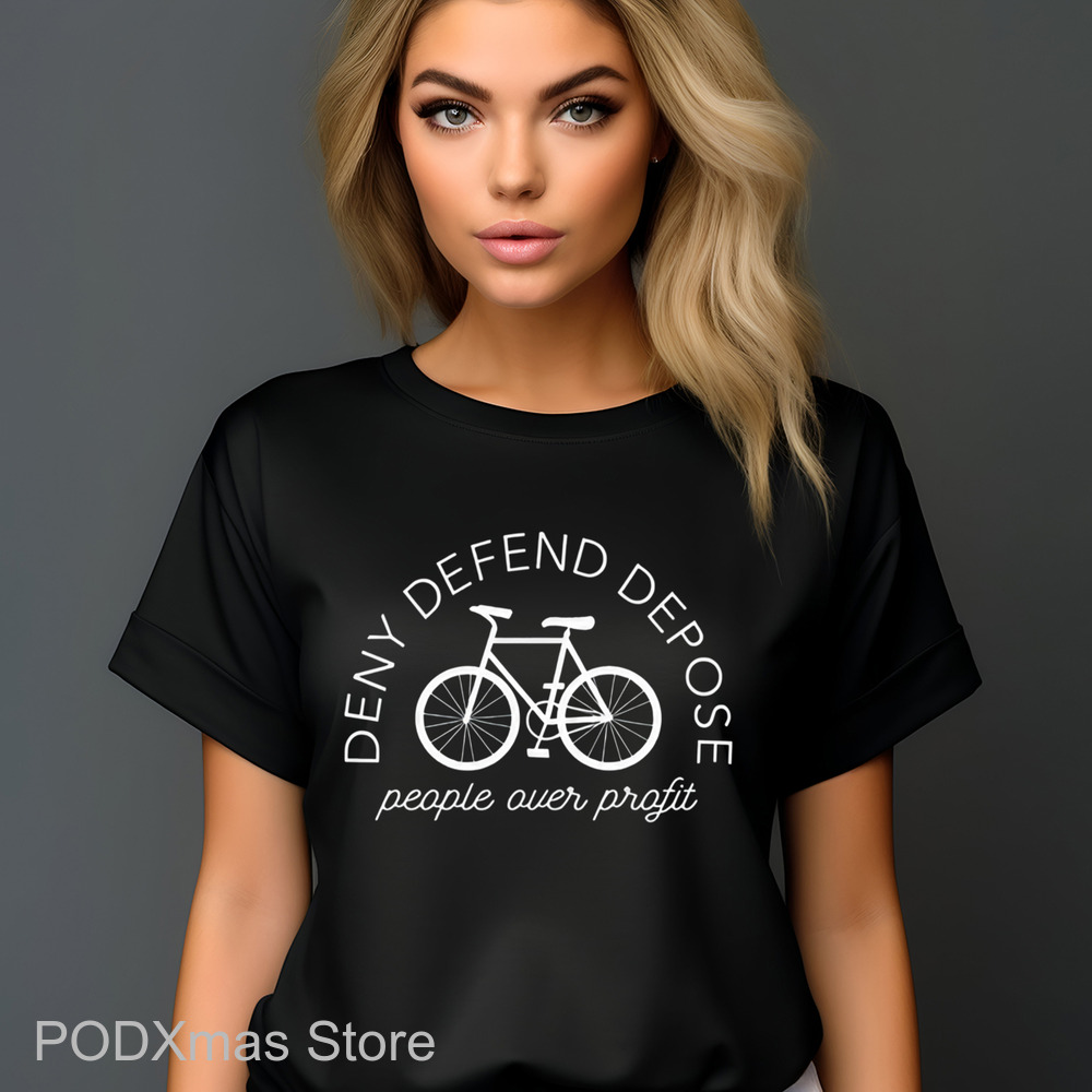 Bicycle Deny Defend Depose People Over Profit Shirt