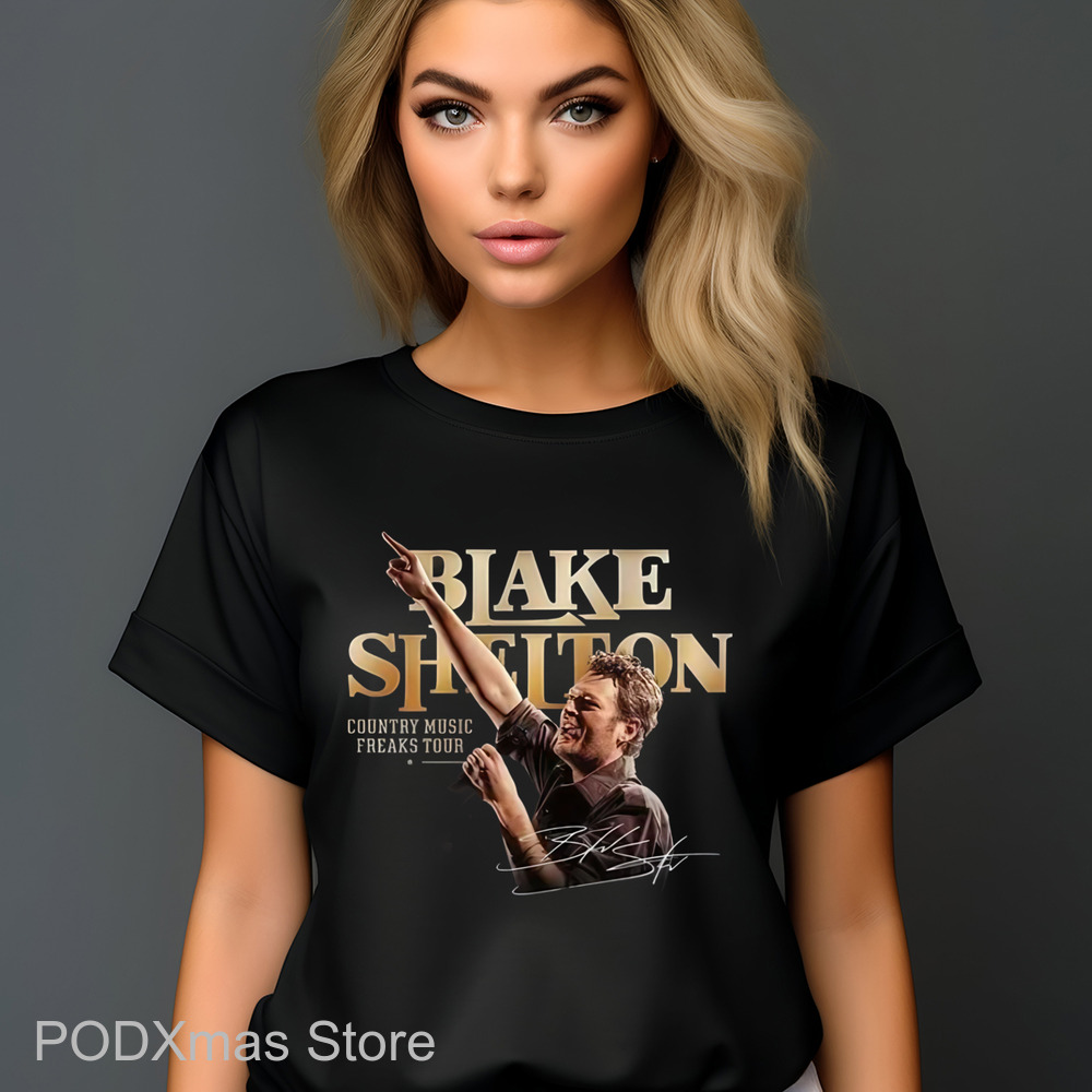 Blake Shelton Country Music Freaks Tour Signature Shirt
