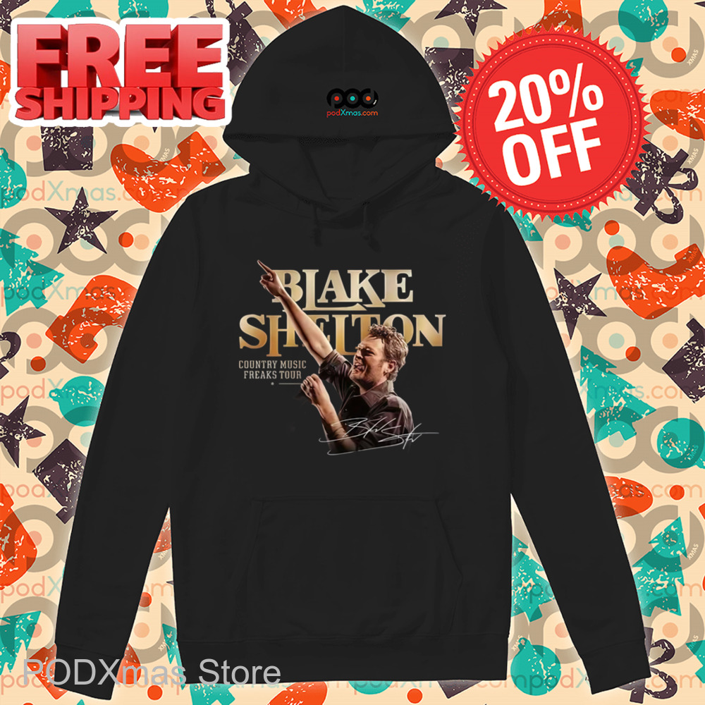 Blake Shelton Country Music Freaks Tour Signature Shirt