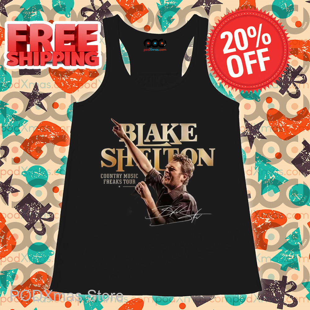 Blake Shelton Country Music Freaks Tour Signature Shirt