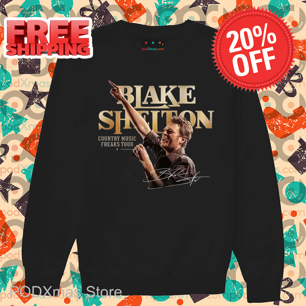 Blake Shelton Country Music Freaks Tour Signature Shirt