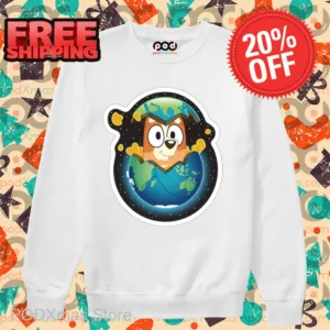 Bluey Chilli Heeler Earth Egg 2024 Shirt