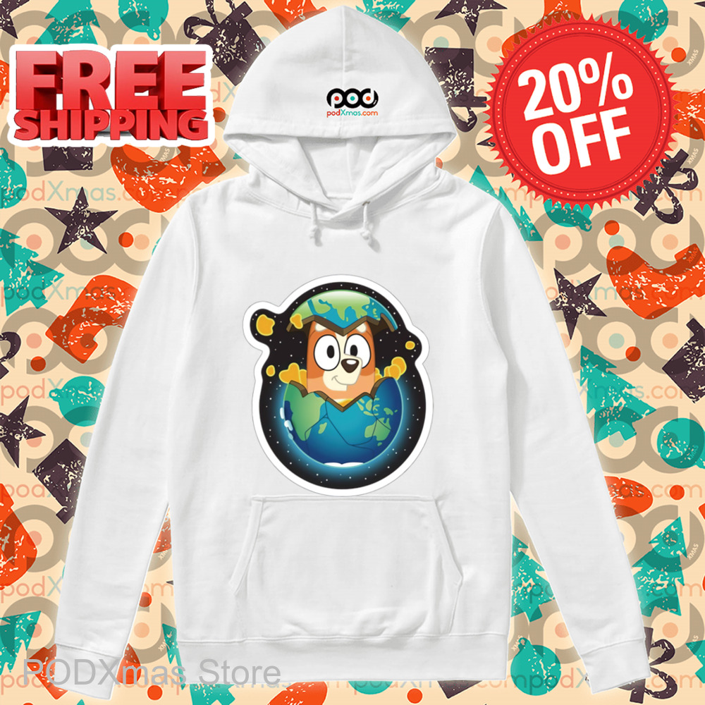 Bluey Chilli Heeler Earth Egg 2024 Shirt