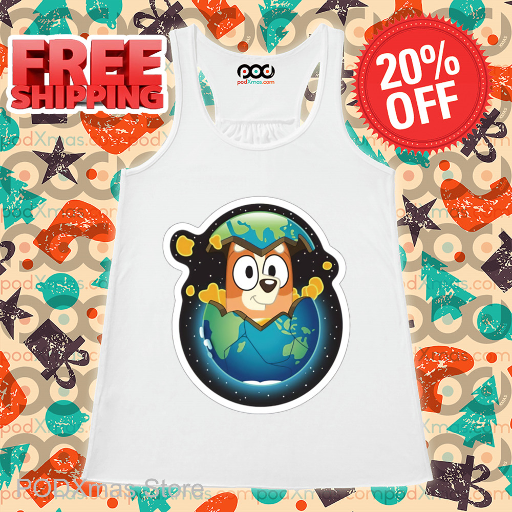 Bluey Chilli Heeler Earth Egg 2024 Shirt