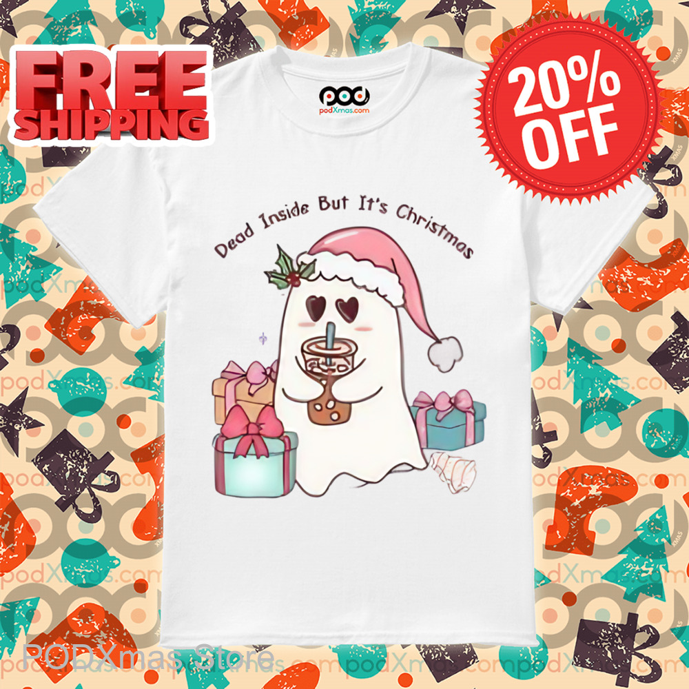 Boo Dead Inside But It's Christmas 2024 Shirt