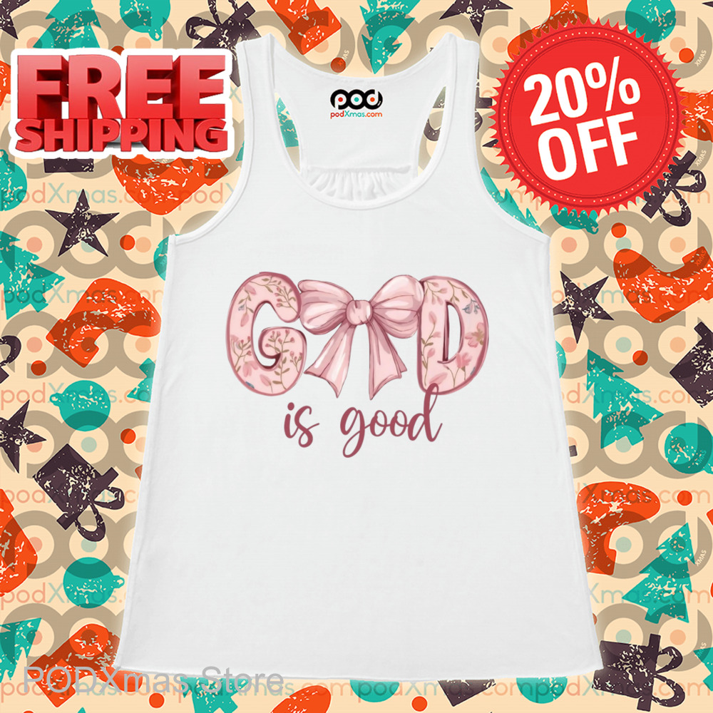 Bow Tie God Is Good Shirt