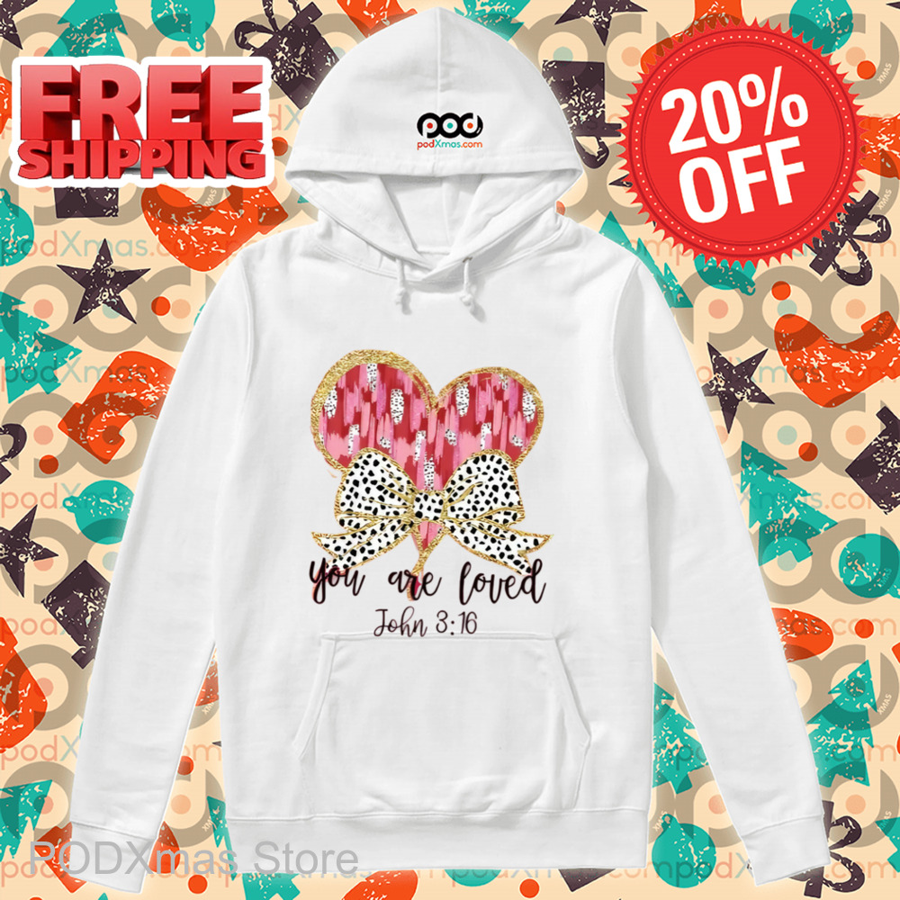Bow Tie Leopard You Are Loved Shirt
