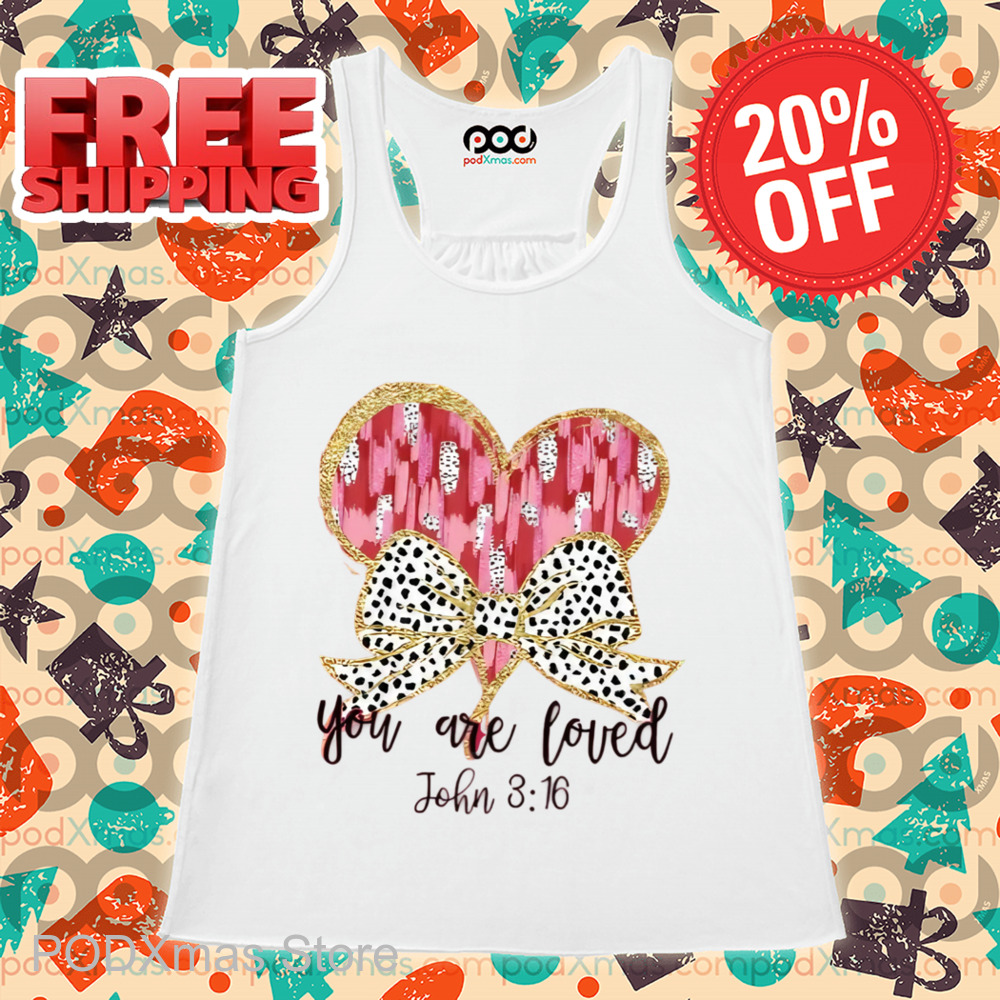 Bow Tie Leopard You Are Loved Shirt