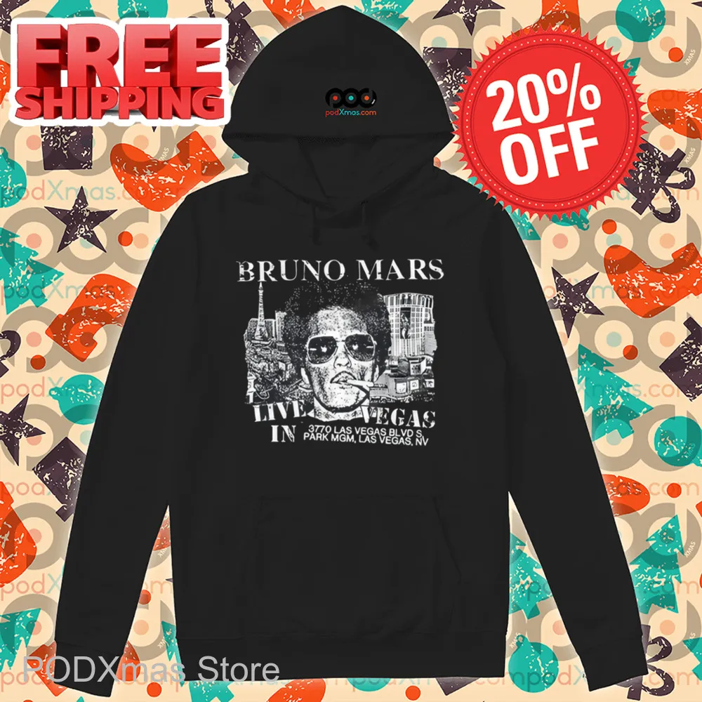 Bruno Mars Live In Vegas Vintage Shirt