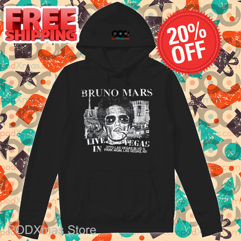 Bruno Mars Live In Vegas Vintage Shirt