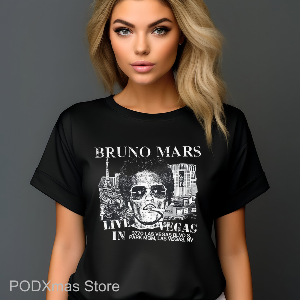 Bruno Mars Live In Vegas Vintage Shirt