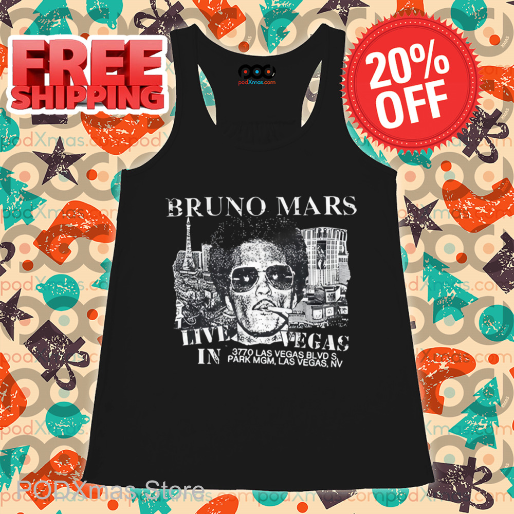 Bruno Mars Live In Vegas Vintage Shirt