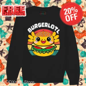 Burger Axolotl Burgerlotl Vintage Shirt