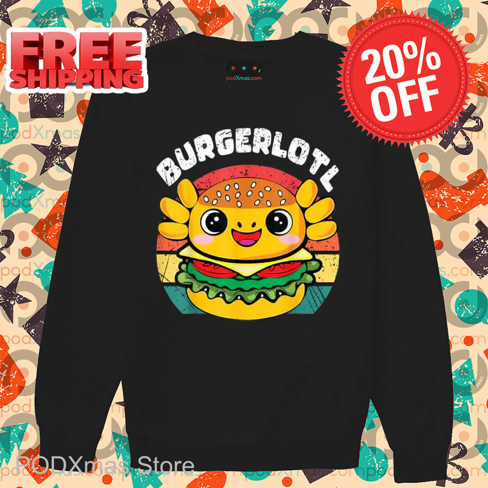 Burger Axolotl Burgerlotl Vintage Shirt