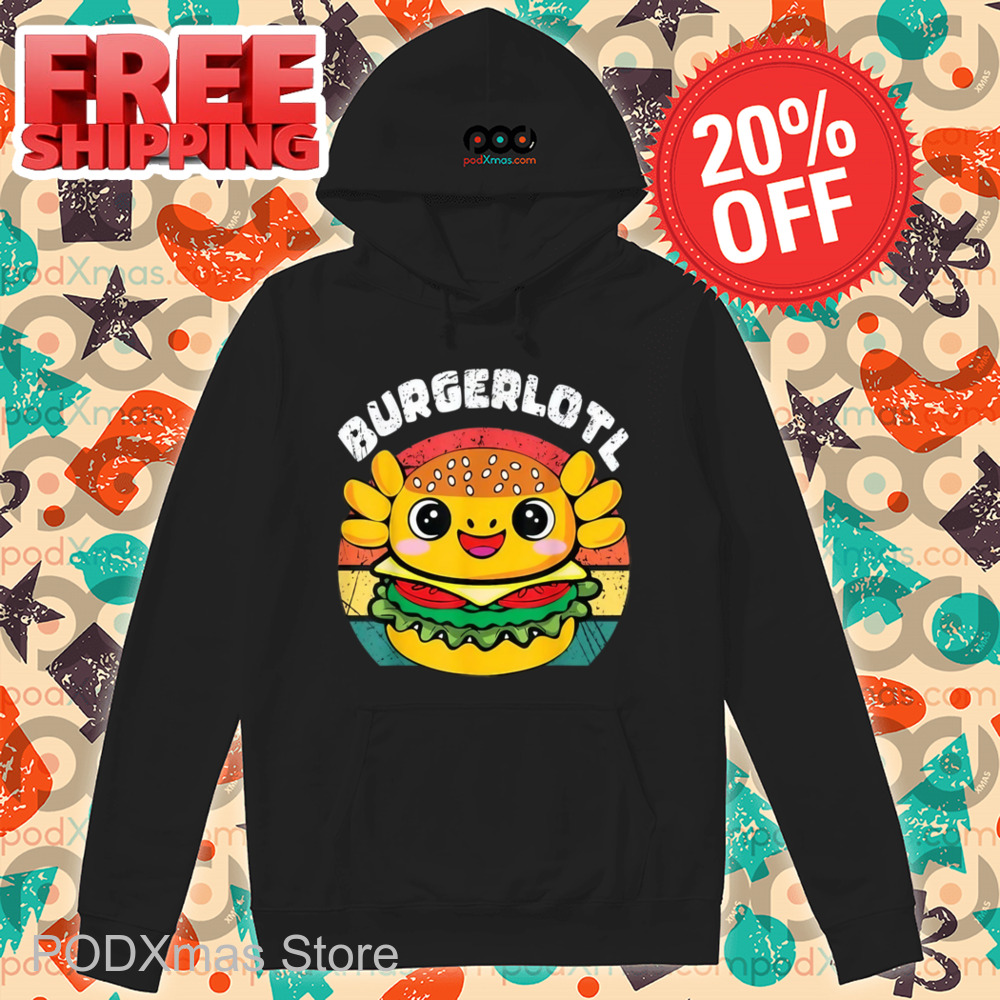 Burger Axolotl Burgerlotl Vintage Shirt