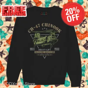 CH-47 Chinook Heavy Lift Transport Helicopter United States Shirt