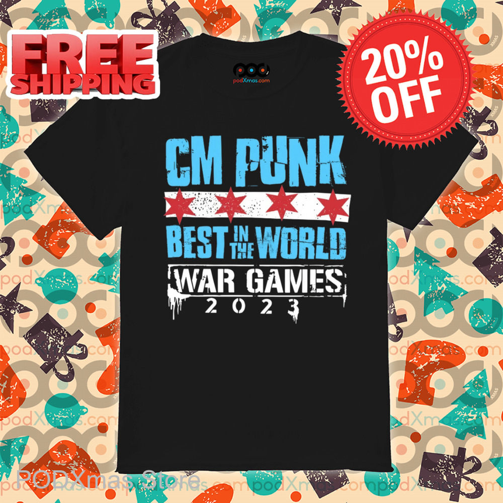 CM Punk Best In The World War Games Shirt