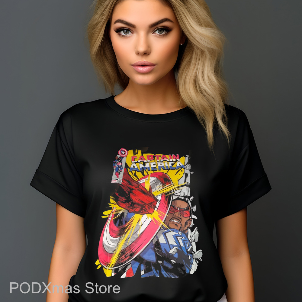 Captain America Red Hulk Cartoon Shirt