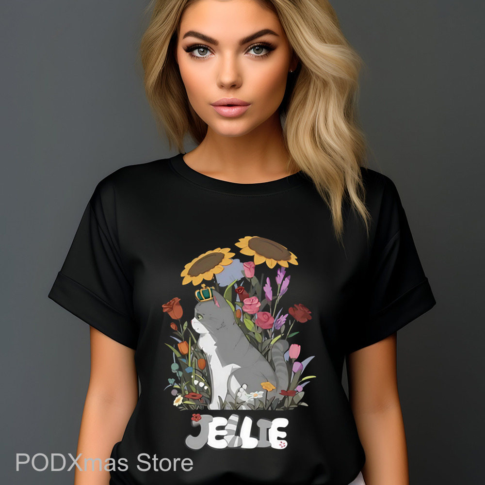Cat Queen Floral Jellie 2024 Shirt
