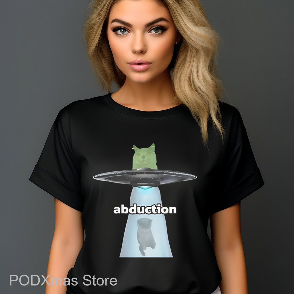 Cat UFO Abduction Shirt