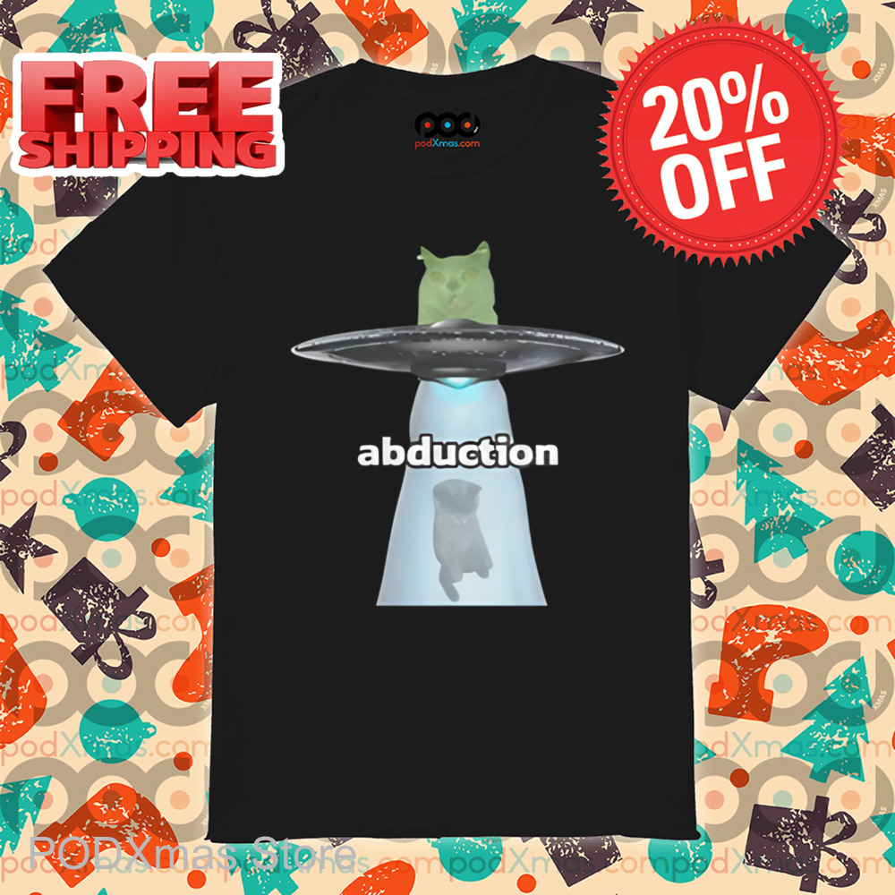 Cat UFO Abduction Shirt