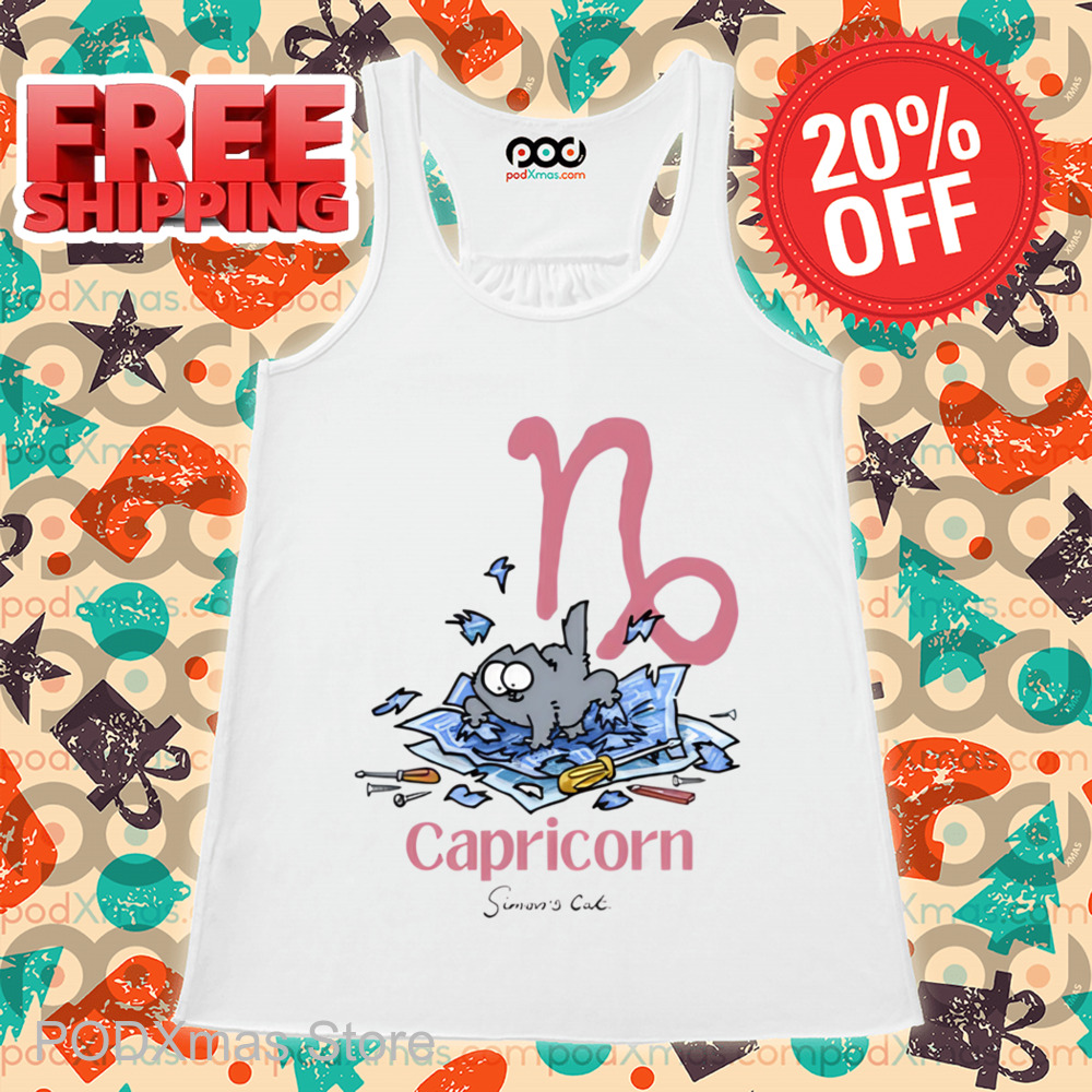 Cat Zodiac Capricorn Simon's Cat Shirt