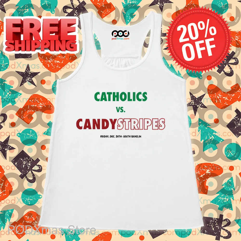 Catholics Vs Candy Stripes Shirt