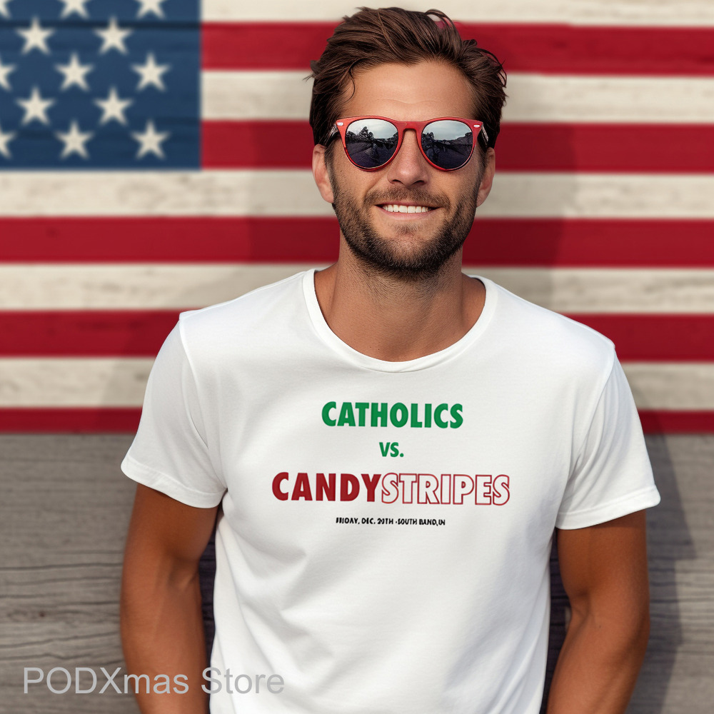 Catholics Vs Candy Stripes Shirt