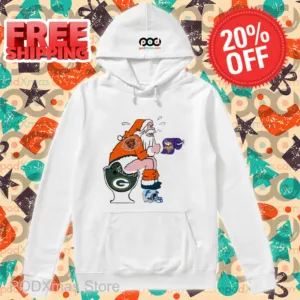 Chicago Bears Santa WC Green Bay Packers Shirt