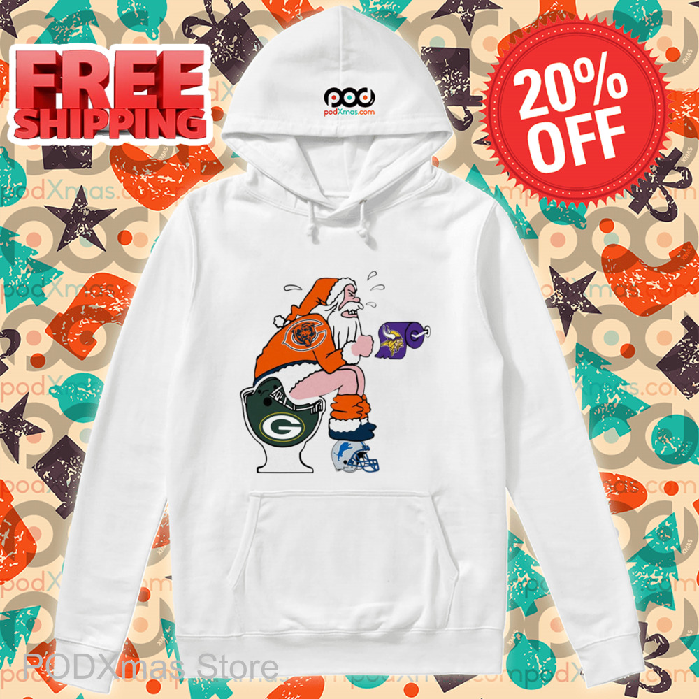 Chicago Bears Santa WC Green Bay Packers Shirt