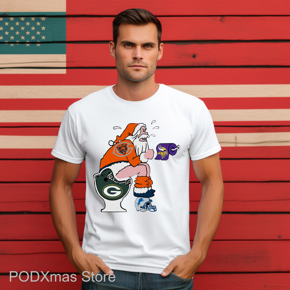 Chicago Bears Santa WC Green Bay Packers Shirt