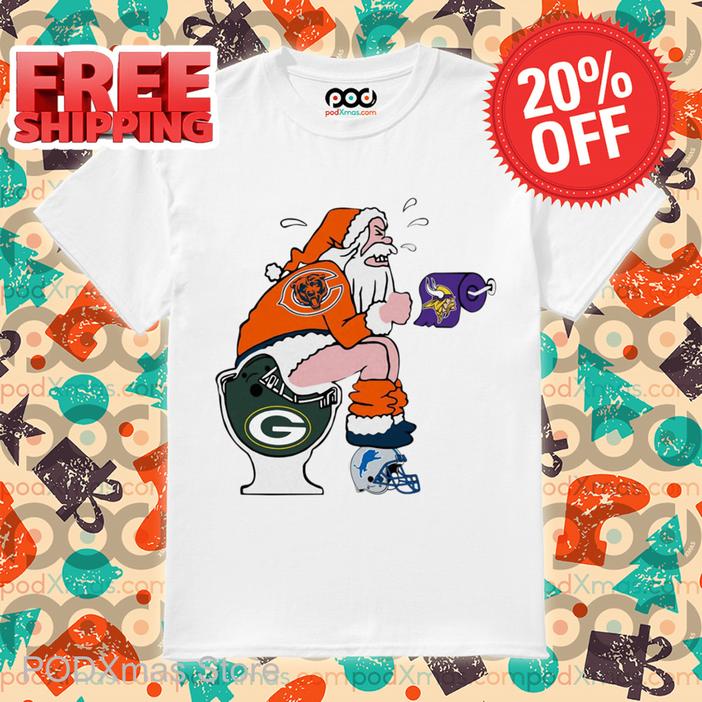 Chicago Bears Santa WC Green Bay Packers Shirt