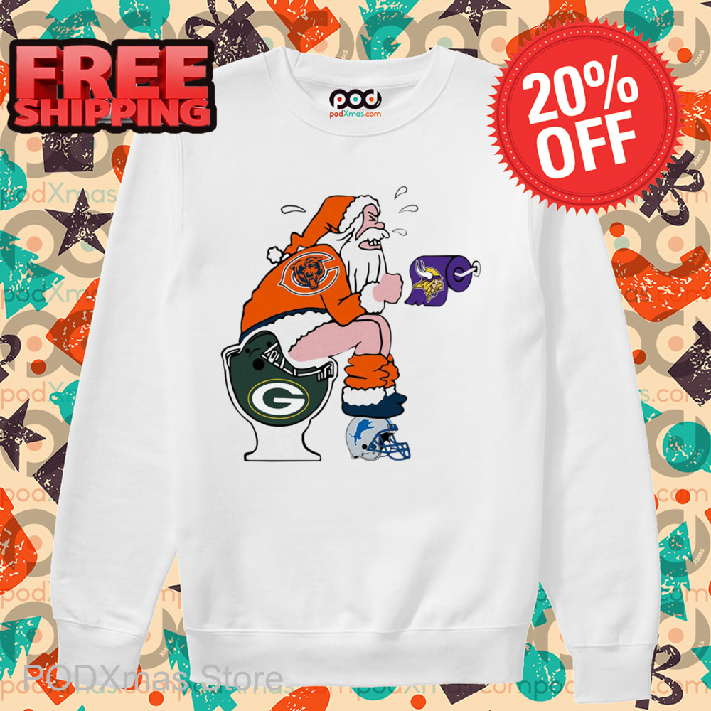 Chicago Bears Santa WC Green Bay Packers Shirt