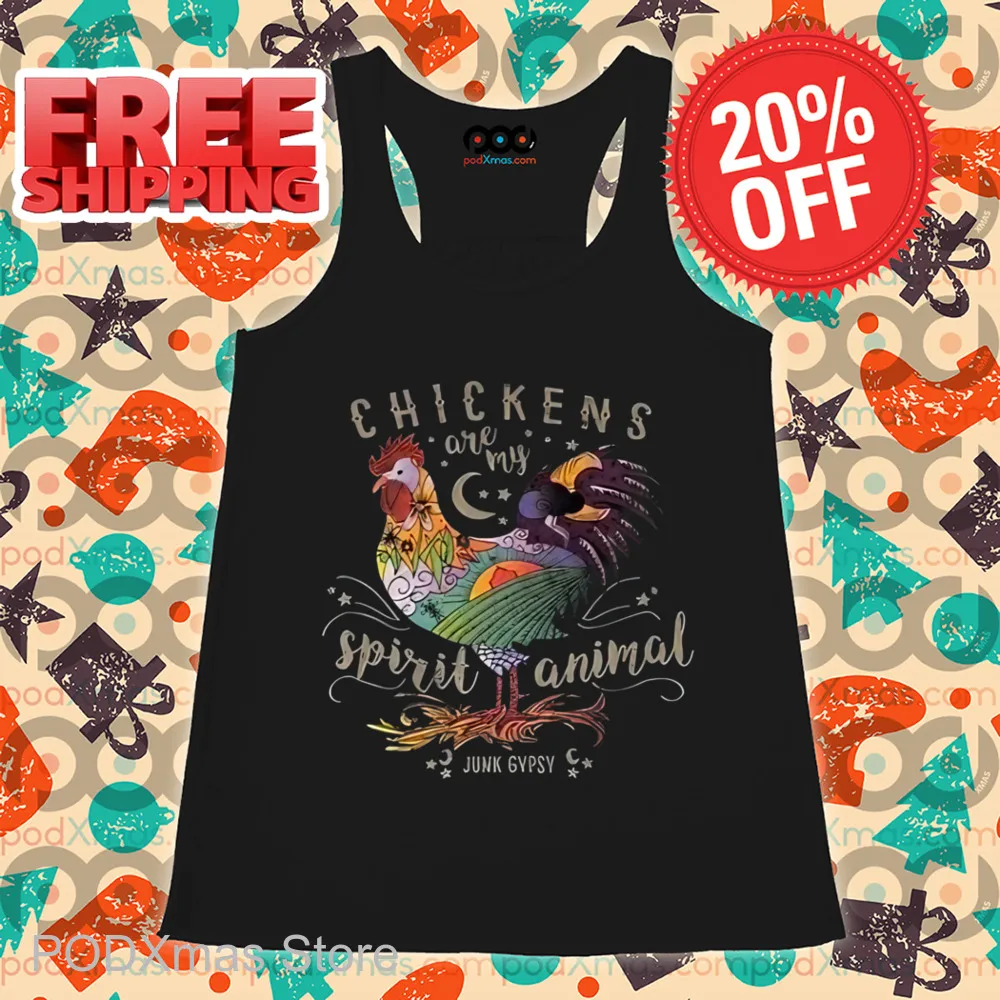Chickens Are My Spirit Animal Junk Gypsy Vintage Shirt